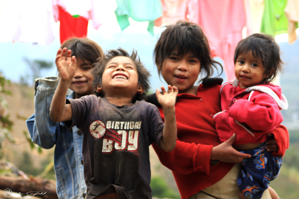 Children at home. Ciudad Vieja, Guatemala.