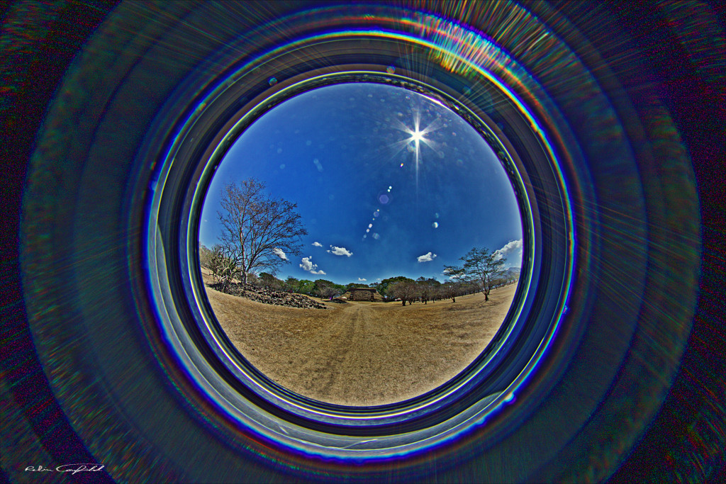 Fun travels around the Mayan ruins of Cihuatán, with a 4mm fisheye lens and HDR. El Salvador, 2015